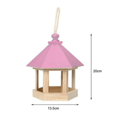 Mangeoire pour oiseaux artisanale